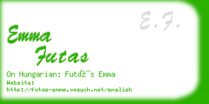 emma futas business card